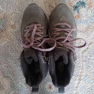 The North Face Taupe and Lavender Outdoor Boots NWOT